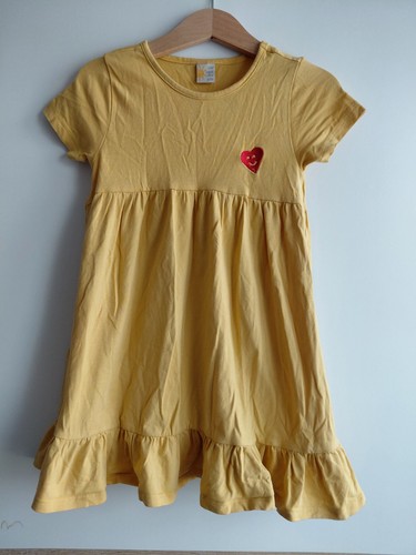 Kleid 104 senfgelb - kleid, 98/104